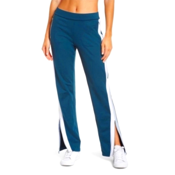 Zella Pants - Zella City Side Zip All Day Track Pants Teal Size M